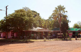 Pink Panther Pub at Larrimah on Stuart Highway