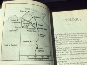 Map showing where 'The Middle of Nowhere' is!