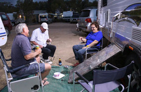 Drinks with Greg and Irene Trevaskis
