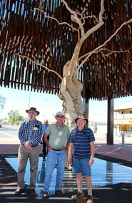 Three fellas under the Tree of Knowledge