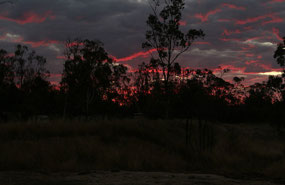 Sunset at Anakie Queensland