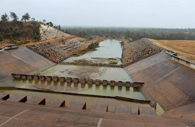 Spillway at Fairbairn Dam