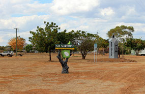 Town of Mt Surprise entry signs