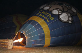 Getting the balloon up