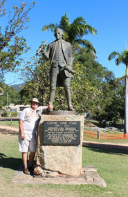 James Cook statue Cooktown