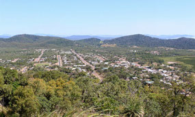 Town of Cooktown from Grassy Hill