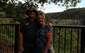 Fathers Day - Barron Falls in background