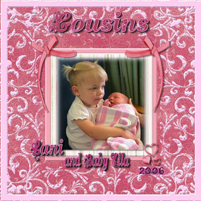 One of my favourite 2006 scrapbook pages