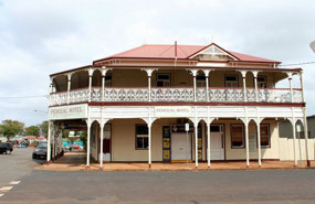 federal Hotel with swinging doors