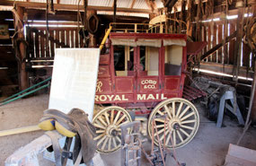 Old Cobb & Co caoch at Miles Historical Village