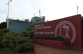 Whyalla Visitor Centre and 'Whyalla Corvette'