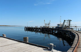 The old jetty.  Good for fishing at Venus Bay