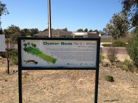 Hole No 1 Par 5 'Oyster Beds' at Ceduna