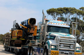 Another BIG load on Eyre Highway