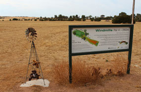 The Nullarbor Links hole at Penong is the Windmill
