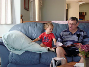Read to me please Pop...January 2012