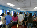 Inside the MAC building
