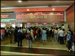 Booking train tickets at Shanghai Train Station