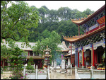 Hillside setting, Bamboo Temple