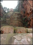 View from under the Budda's toes !