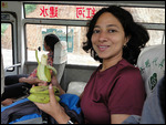 Bananas are on the house, er bus!
