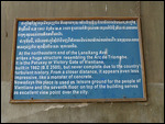 Notice at Patuxai Victory Monument
