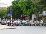 A new swarm developing at the street intersection