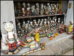 Water puppets on sale at Temple of Literature