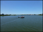 Dragon boats on the Perfume River at Hue