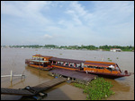Slow boat to Cambodia border