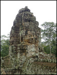 Avalokitesvara image at Bayon, Angkor Thom