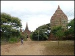 Touring Old Bagan on a bicycle