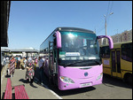 Qoylok Bazaar-Bekebod bus stops at Oybek border