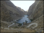 The third lake and the 4x4 path winding past