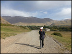 Our host in his traditional Kyrgyz hat