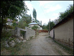 Dirt road to our homestay
