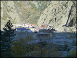 Georgia - Russia border from hilltop