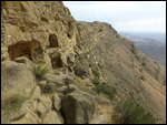 Cliff side trail to Ubadno monastery