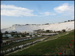 Travertine hill above Pamukkale town