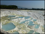 Travertine terrace pools
