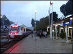 Train from Izmir at Selcuk platform