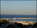 Rock of Gibraltar (r) and Spanish mountains (l)
