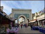 Bab bou Jeloud, the primary entrance to Fez medina