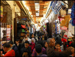 Typical Fes souk steet