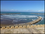 Atlantic Ocean view from Rabat Kasbah