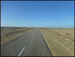 Coastal desert highway, Western Sahara