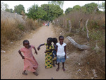 Kids on the streets always greeted us