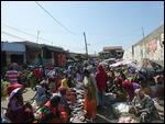 Saint-Louis market (can you spot the GPS?)