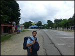 At the crossroads, an hour away from the border