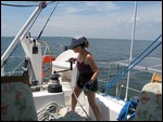 Cranking the jib